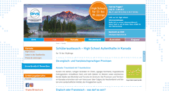 Desktop Screenshot of give-highschool-kanada.de